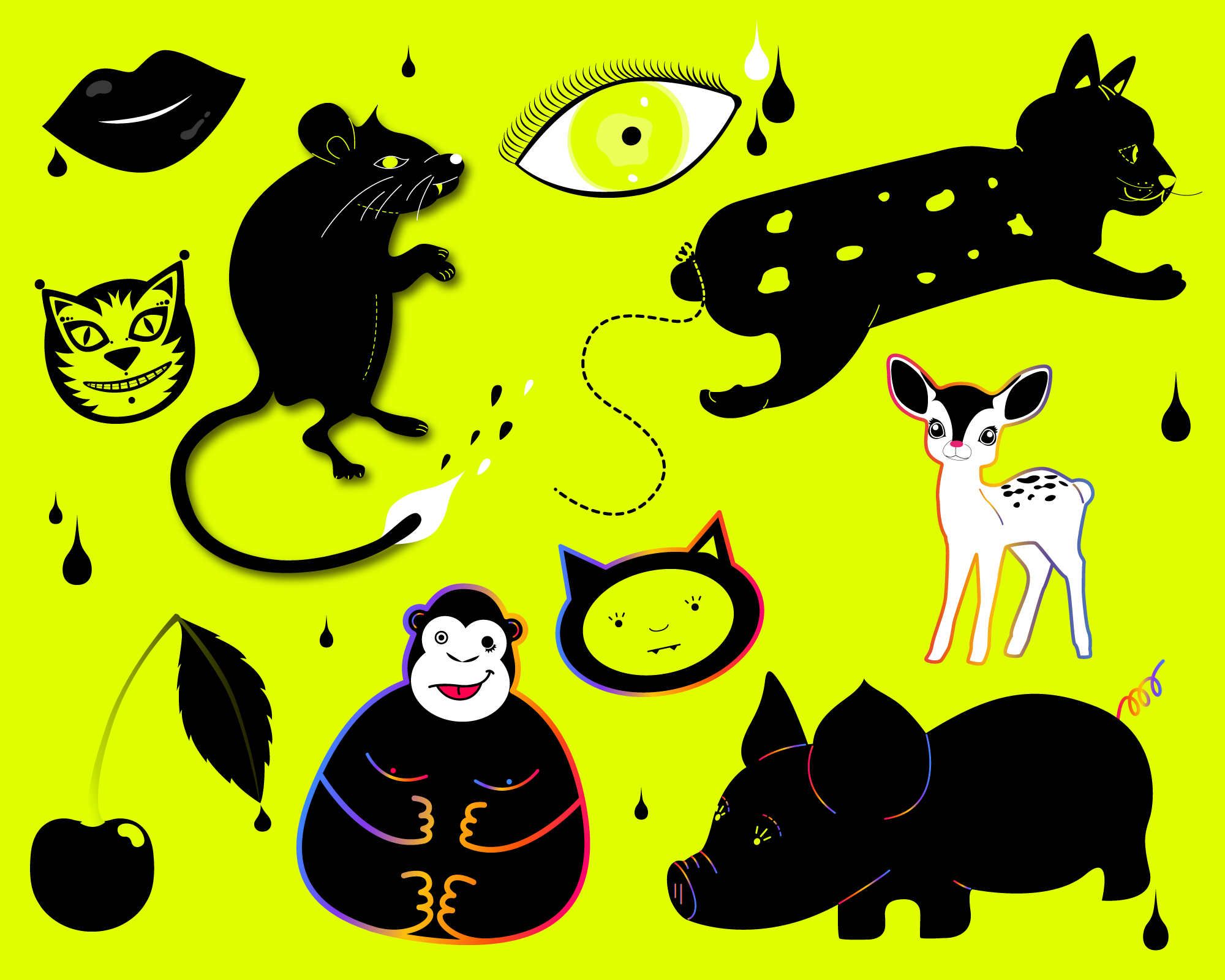 Handcrafted digital art