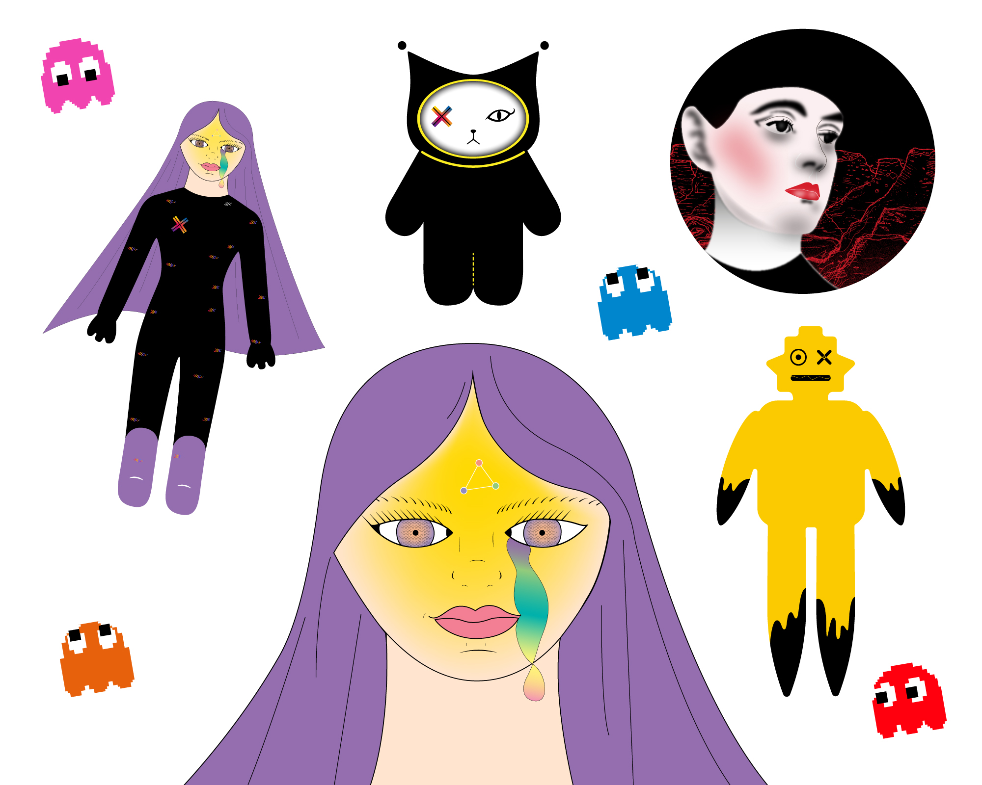 Handcrafted digital art